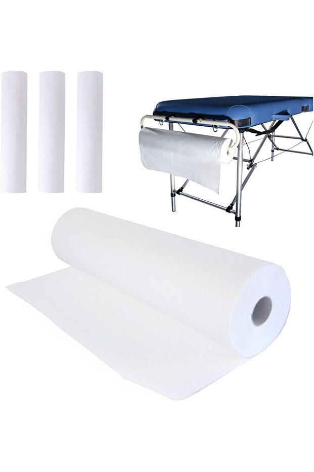 3 Roll Disposable Non-Woven Bed Sheet, 50 Pcs/Roll Massage Table Sheets