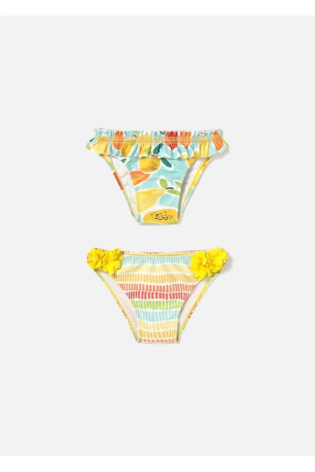 Baby Girl 2-Piece Swimsuit Set Yellow 1642