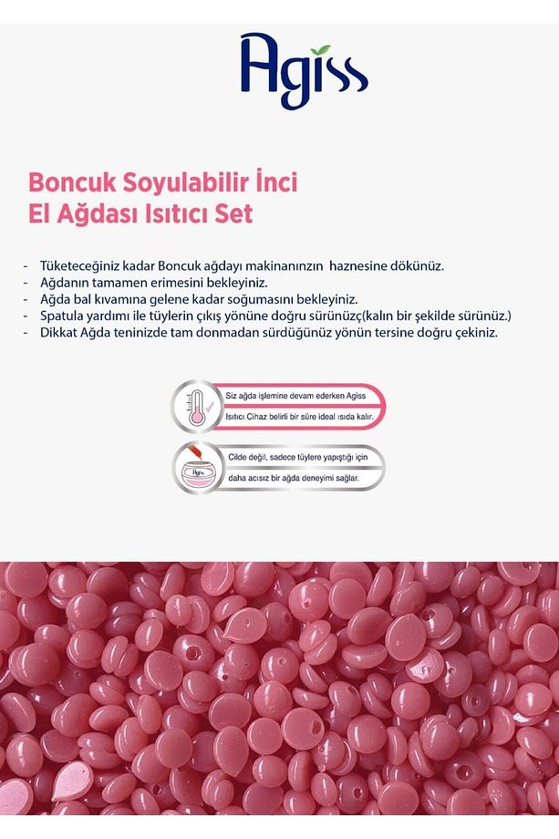 Boncuk Soyulabilir Inci El Ağdası Isıtıcı Set 220 gr - 7