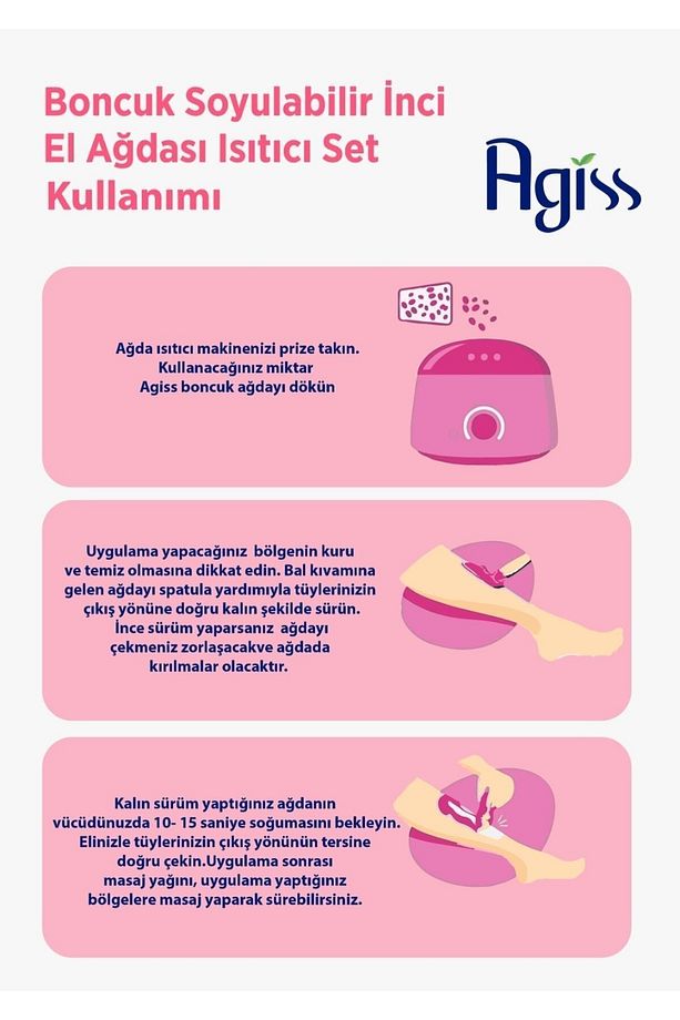 Boncuk Soyulabilir Inci El Ağdası Isıtıcı Set 220 gr - 8