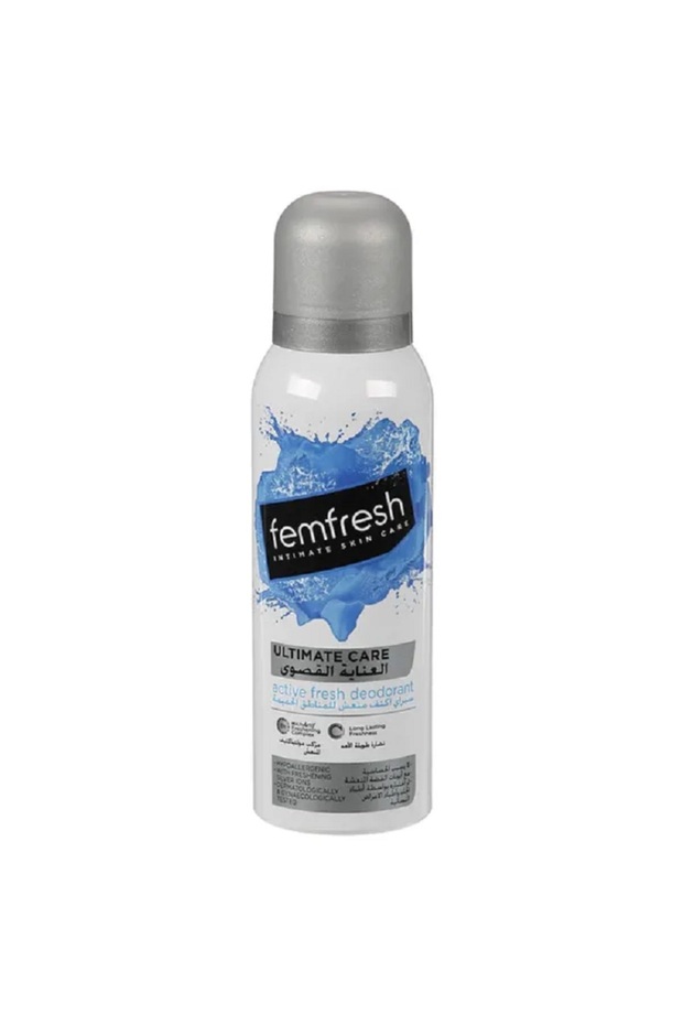 INTIMATE DEO(SLVER)125ML ACTIVE FRESH