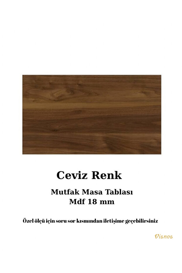Özel Ölçü Mutfak Masa Tablası Mdf