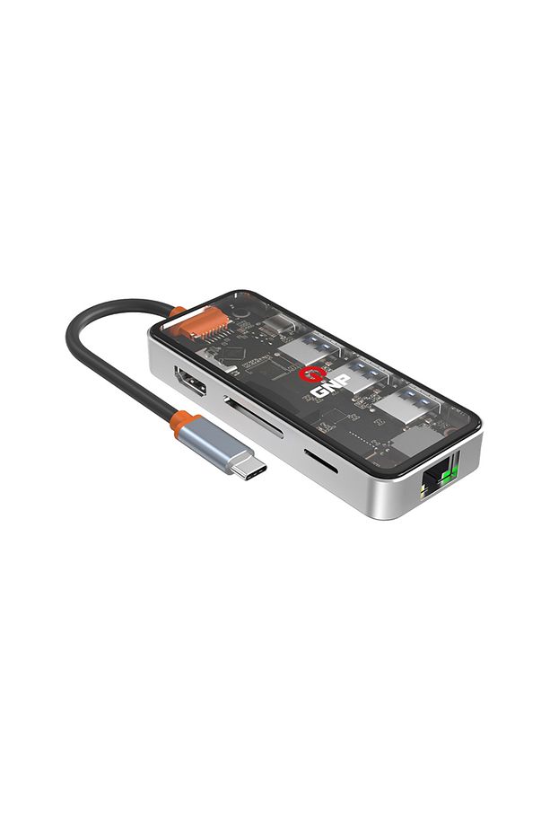 8in1 Usb Type-c Hub Port Adaptör Hdmı 4K Usb Ethernet Pd Girişli Macbook Uyumlu (2 YIL GARANTİ) - 2