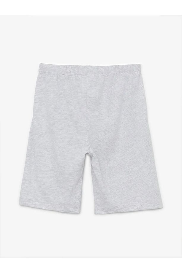 LCW Kids Beli Lastikli 1903 Beşiktaş Baskılı Erkek Çocuk Pijama Şort 2'li - 5