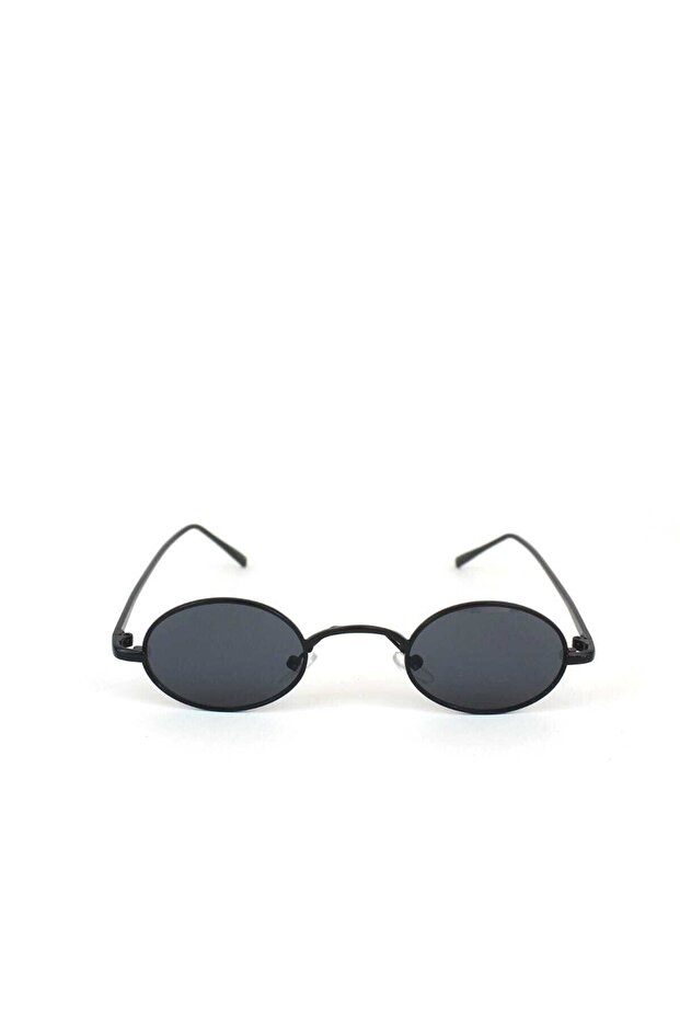 Melveks Black Round Vintage & Retro Sunglasses