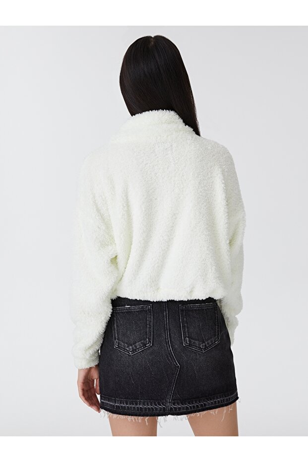 Oversize Kadın Sweatshirt - 4