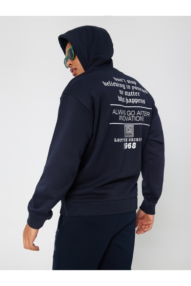 Oversize Fit Erkek Sweatshirt - 5