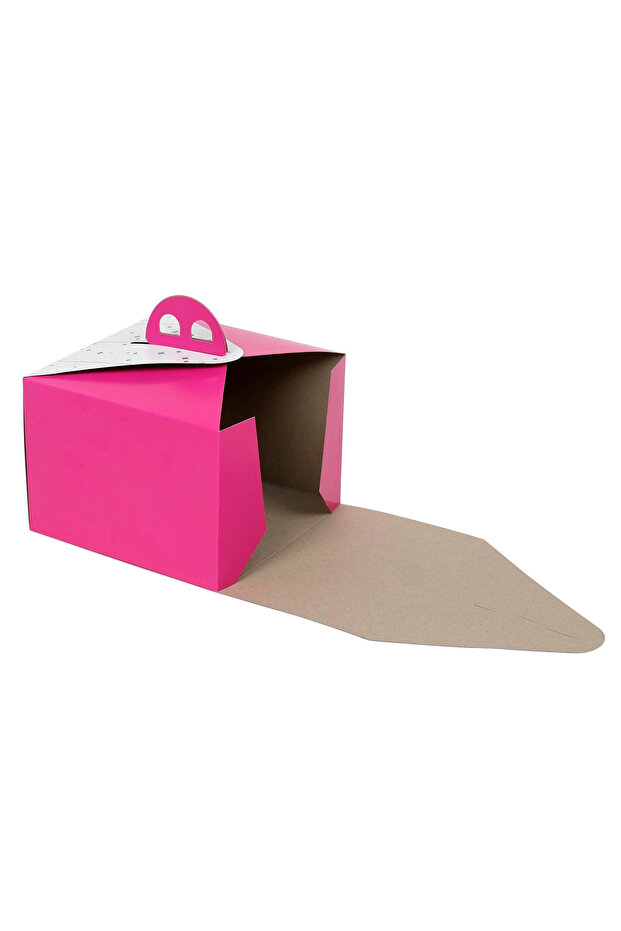 4 No Sade Yüksek Turta Kutusu 28x28x13 cm 100 Adet - 3