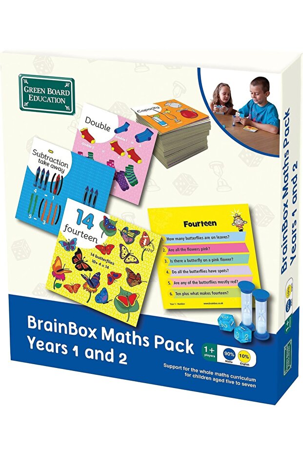 حزمة الرياضيات BrainBox 1-2 (حزمة الرياضيات للسنوات 1 و2) - الإنجليزية