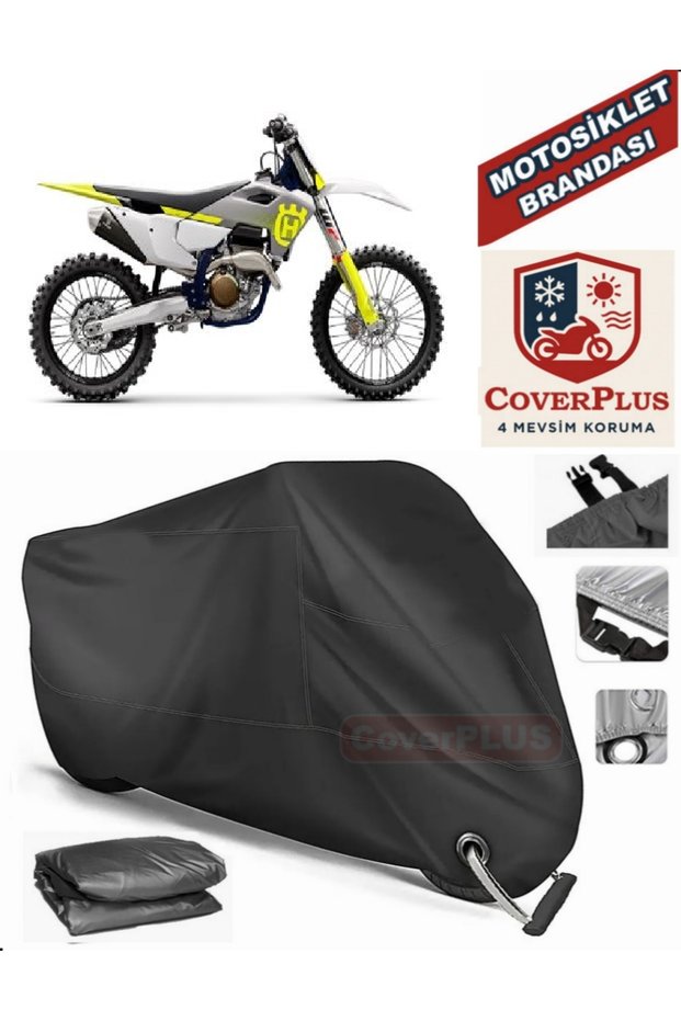 Black Lock Compatible Husqvarna Fc 250 Engine Tarpaulin Motorcycle Tarpaulin Cover Tent