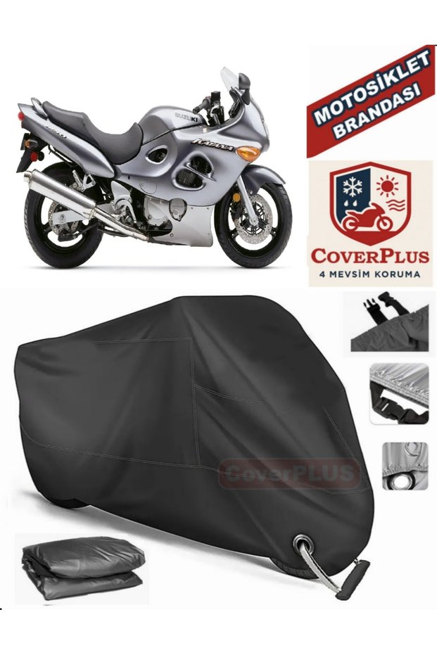 Black Lock Compatible Suzuki Gsx 750 F Motor Tarpaulin Motorcycle Tarpaulin Cover Tent