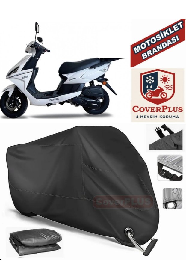 Black Lock Compatible King Motor Ares 125 Motor Tarpaulin Motorcycle Tarpaulin Cover Tent