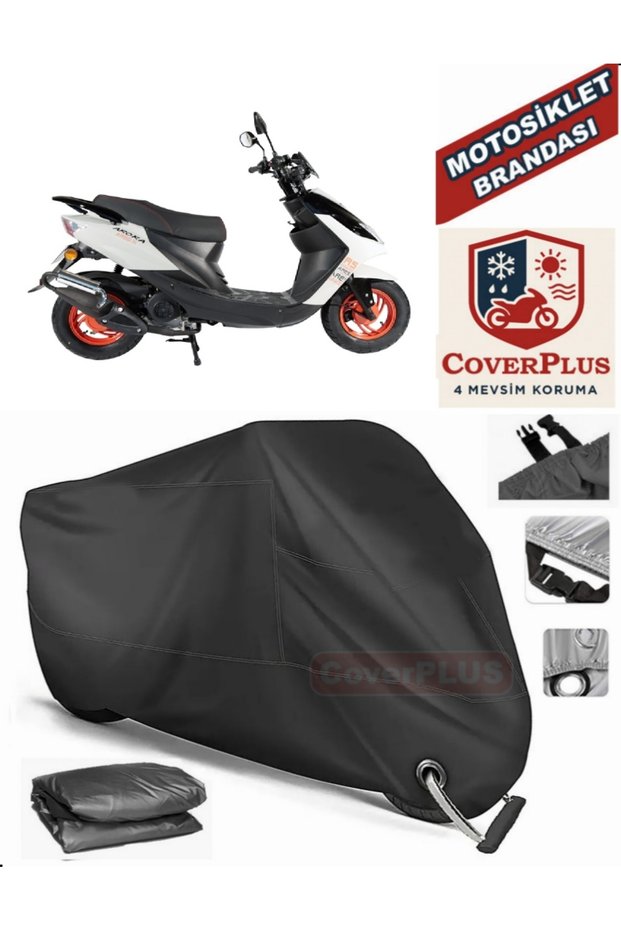 Black Lock Compatible Arora Ar 50-11 Ares Motor Tarpaulin Motorcycle Tarpaulin Cover Tent