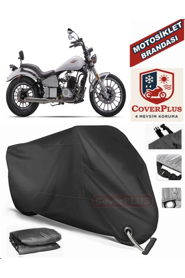 Black Lock Compatible Regal Raptor Daytona 400 Motor Tarpaulin Motorcycle Tarpaulin Cover Tent
