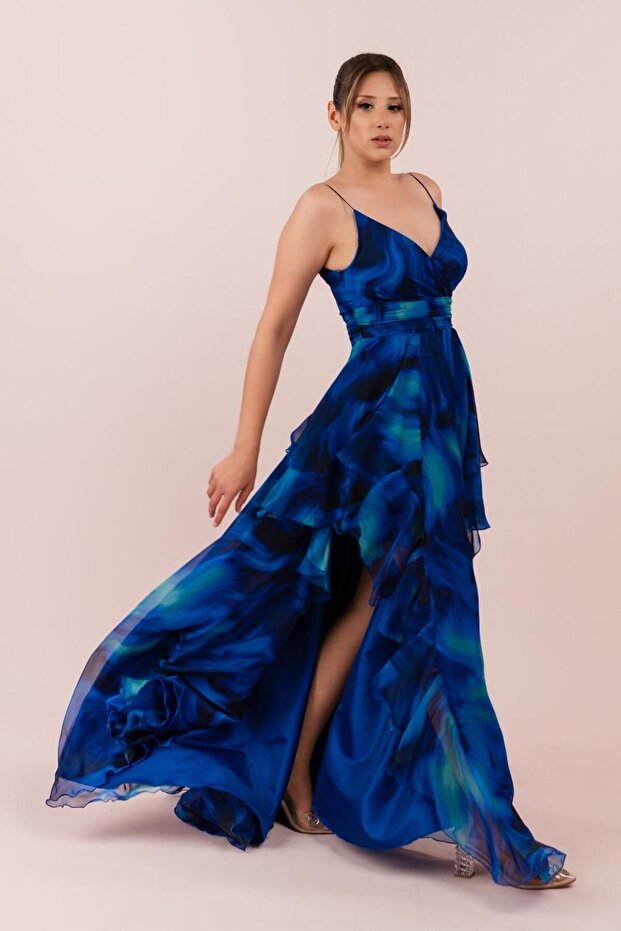 ELBİSE EMPIRME KATKAT Evafashion - 5