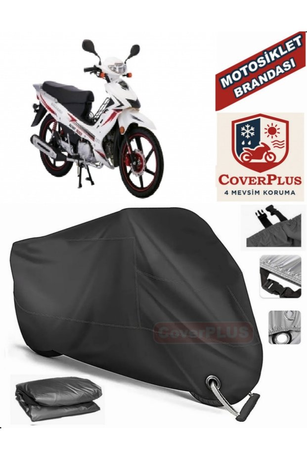 Black Lock Compatible Salcano Altay 100 Motor Tarpaulin Motorcycle Tarpaulin Cover Tent