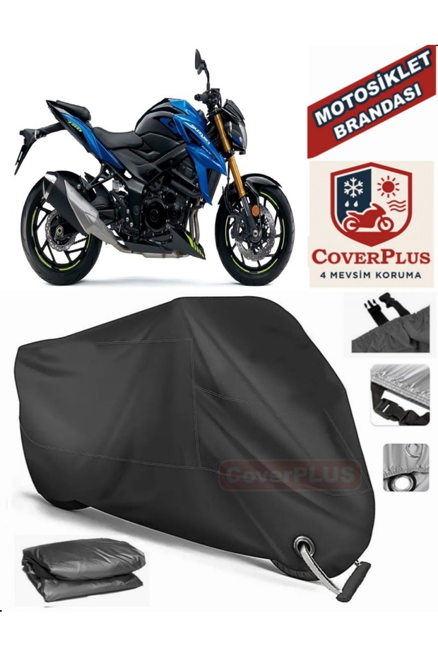 Black Lock Compatible Suzuki Gsr 750 Motor Tarpaulin Motorcycle Tarpaulin Cover Tent