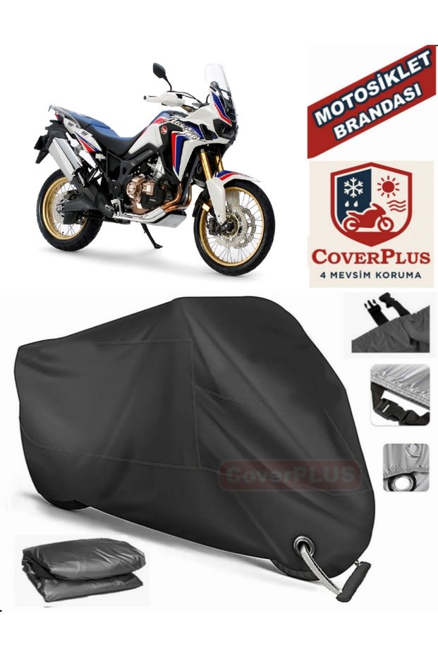 Black Lock Compatible Honda Crf1100L Africa Twin Motor Tarpaulin Motorcycle Tarpaulin Cover Tent