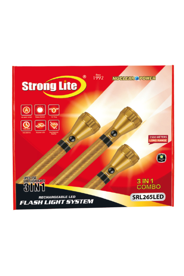 مجموعة مصابيح فلاش LED 3 في 1 - SRL265 LED