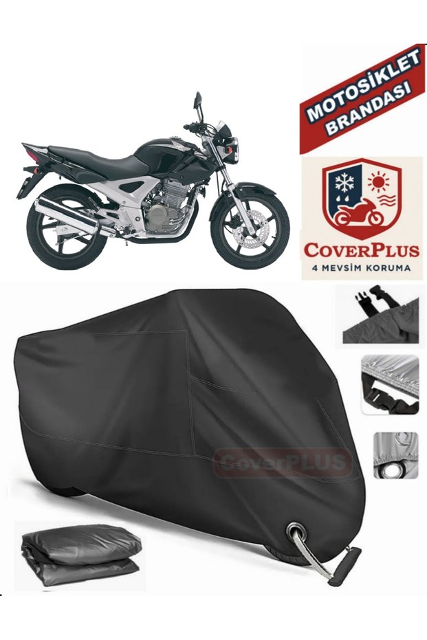 Black Lock Compatible Honda Cbf 250 Motor Tarpaulin Motorcycle Tarpaulin Cover Tent