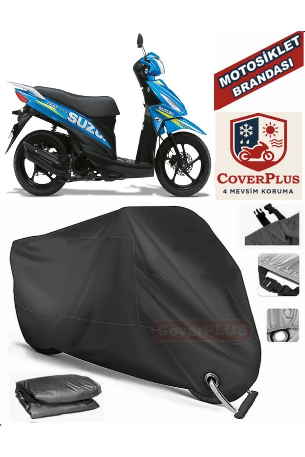 Black Lock Compatible Suzuki Address 110 Motor Tarpaulin Motorcycle Tarpaulin Cover Tent