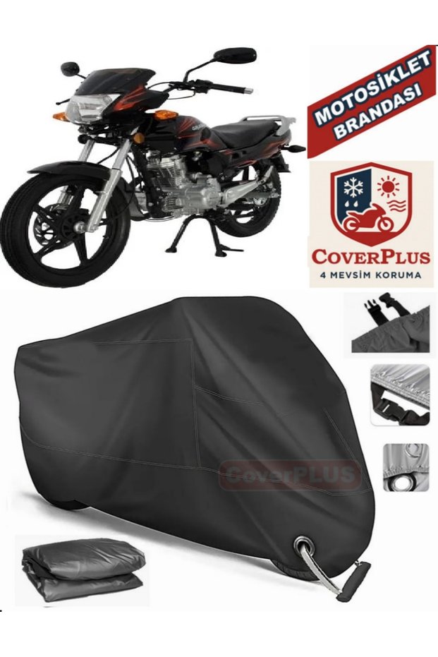 Black Lock Compatible Mondial 125 Mx Grumble Engine Tarpaulin Motorcycle Tarpaulin Cover Tent