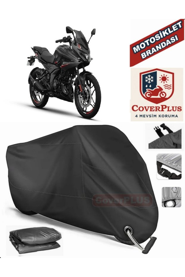 Black Lock Compatible Bajaj Pulsar as 150 Motor Tarpaulin Motorcycle Tarpaulin Cover Tent