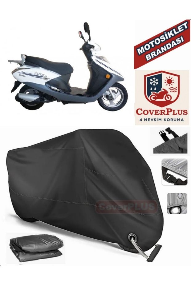 Black Lock Compatible Bianchi Falcon 125 Motor Tarpaulin Motorcycle Tarpaulin Cover Tent