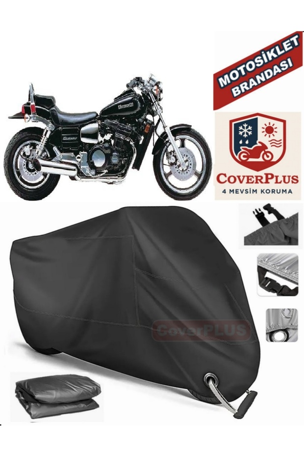 Black Lock Compatible Kawasaki Zl 600 Motor Tarpaulin Motorcycle Tarpaulin Cover Tent