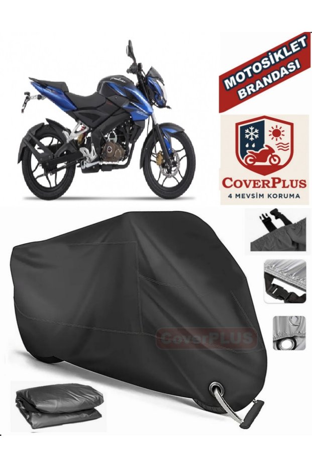 Black Lock Compatible Bajaj Pulsar Ns 150 Motor Tarpaulin Motorcycle Tarpaulin Cover Tent