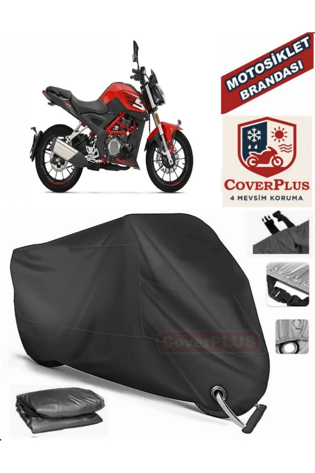 Black Lock Compatible Benelli Tnt 25 Motor Tarpaulin Motorcycle Tarpaulin Cover Tent