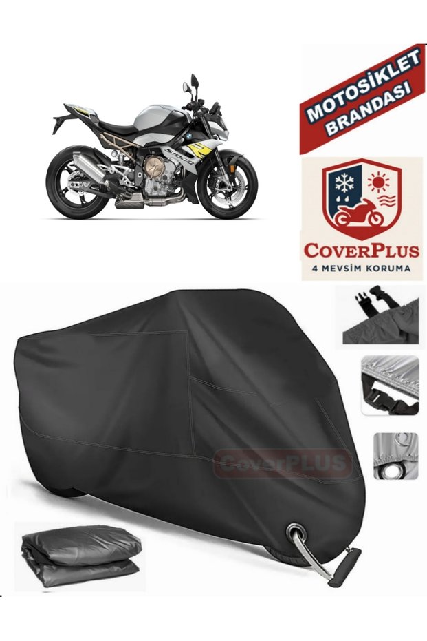 Black Lock Compatible Bmw S 1000 R Motor Tarpaulin Motorcycle Tarpaulin Cover Tent