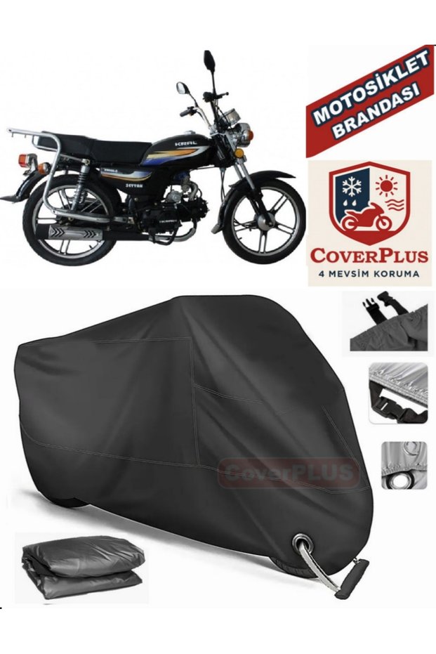 Black Lock Compatible King Motor Kr-100-2 Motor Tarpaulin Motorcycle Tarpaulin Cover Tent