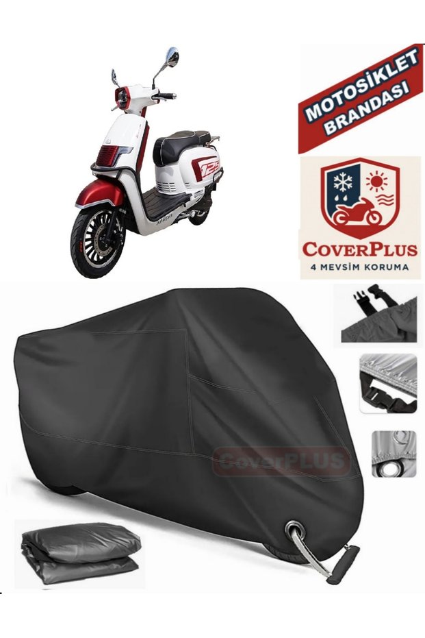 Black Lock Compatible Apachi Beauty 125 Motor Tarpaulin Motorcycle Tarpaulin Cover Tent
