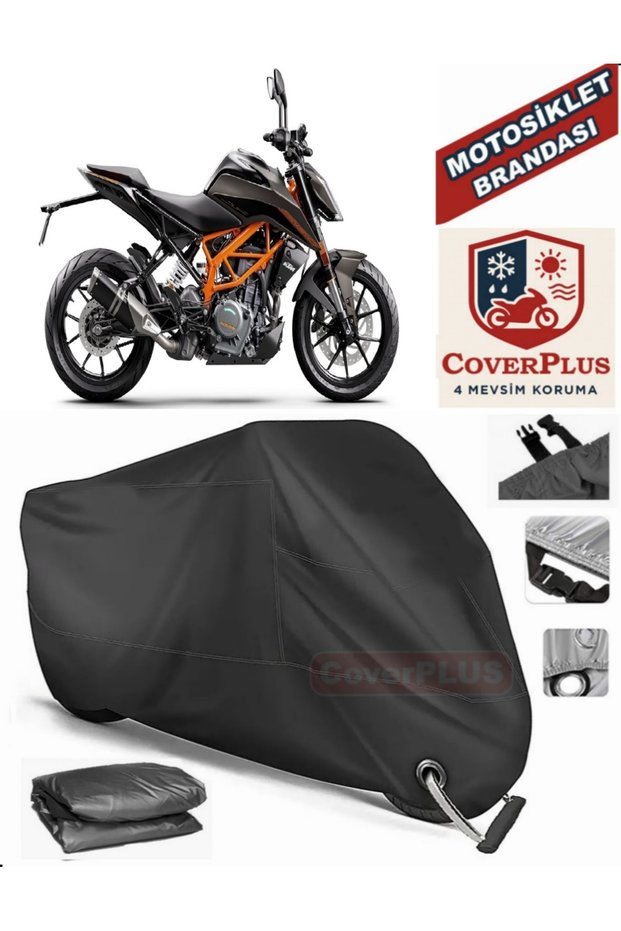 Black Lock Compatible Ktm 390 Duke Motor Tarpaulin Motorcycle Tarpaulin Cover Tent