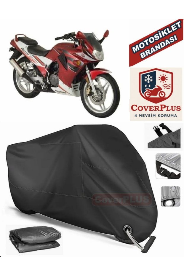 Black Lock Compatible Kanuni Freedom 200 Motor Tarpaulin Motorcycle Tarpaulin Cover Tent
