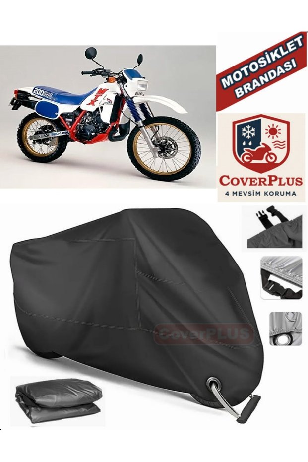 Black Lock Compatible Honda Mtx 200 Motor Tarpaulin Motorcycle Tarpaulin Cover Tent