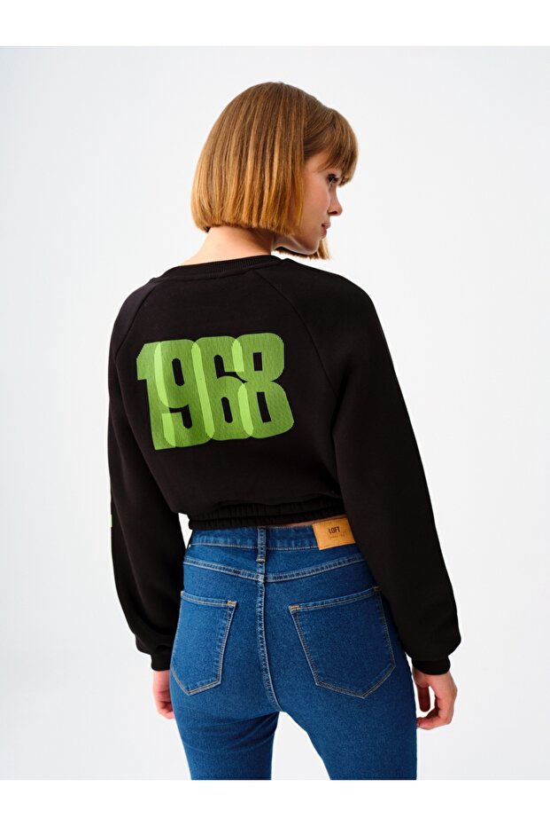 Loose Fit Kadın Sweatshirt - 2