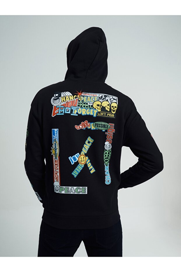 Oversize Fit Erkek Sweatshirt - 4