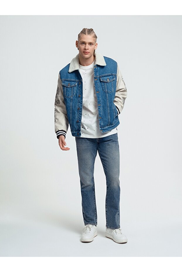 Oversize Fit Erkek Ceket - 4