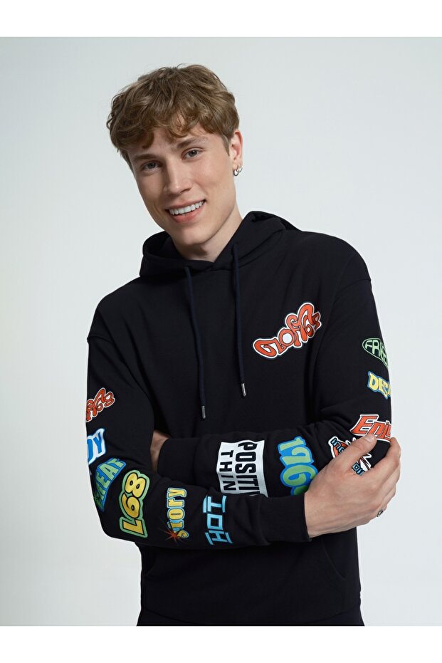 Oversize Fit Erkek Sweatshirt - 1