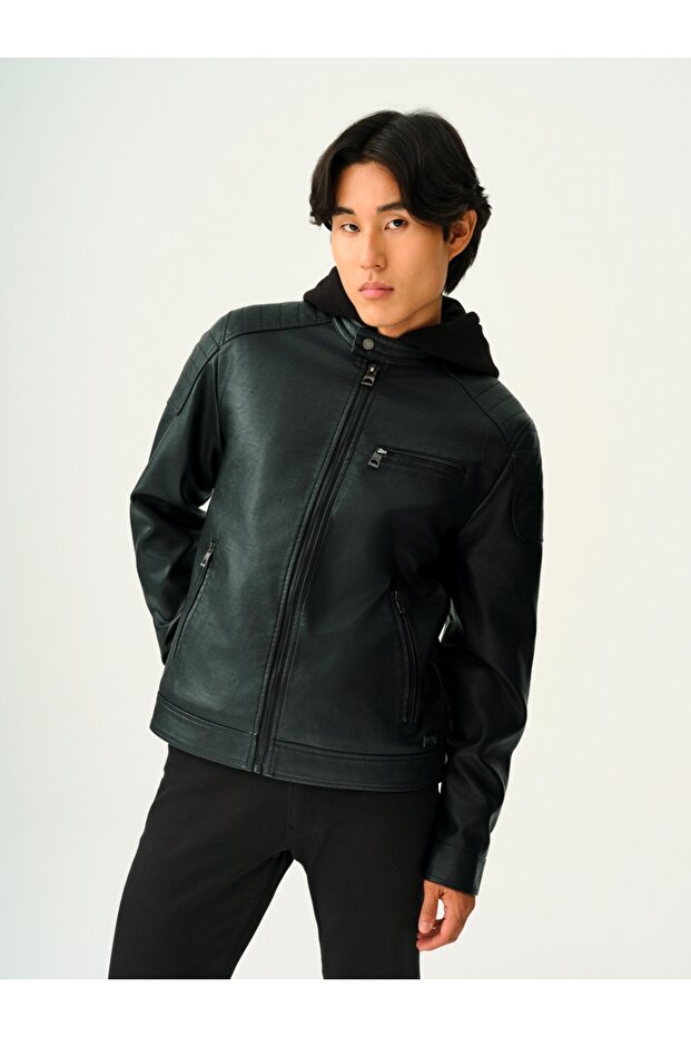 Regular Fit Erkek Mont Pu - 1