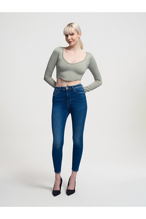 Crop Kadın Tshirt U.kol - 2