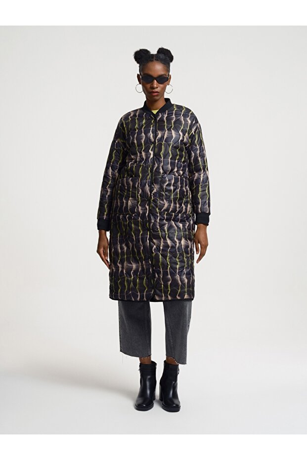 Regular Fit Kadın Mont - 7