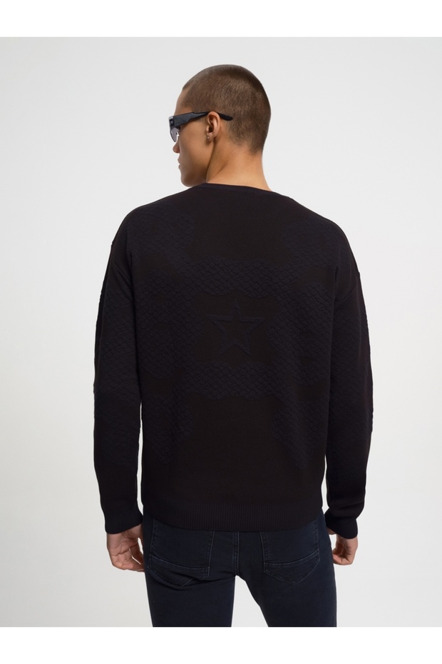 Oversize Fit Erkek Kazak - 2