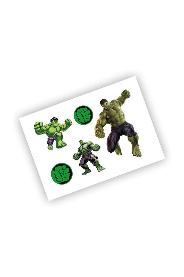 7 Sayfa 88 Adet Süper Kahraman Etiket Sticker Set Spiderman - Hulk - Captain America - 4