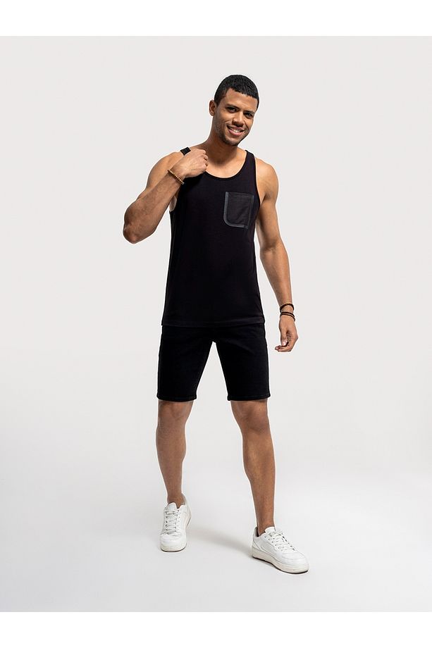 Slim Fit Erkek Şort - 1