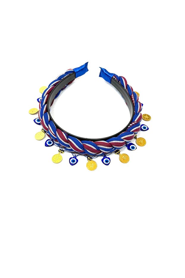 KARADENİZ YÖRESEL PULLU ÖRME SİYAH TAÇ - 2