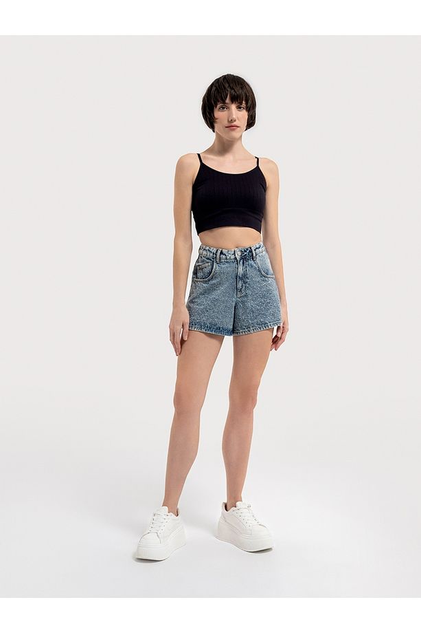 Regular Fit Kadın Şort - 1