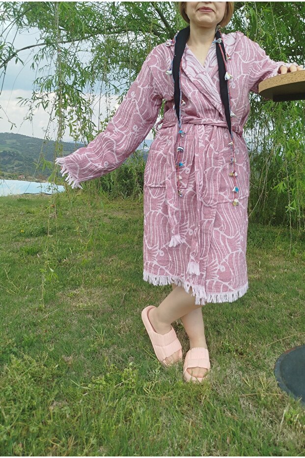 İKİ KATLI PEŞTEMAL BORNOZ - 3